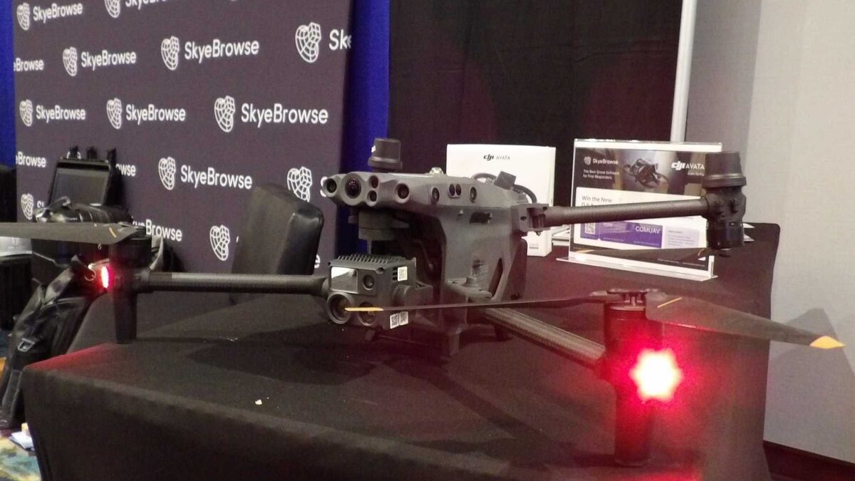 Commercial drone setup for evaluating free mapping software