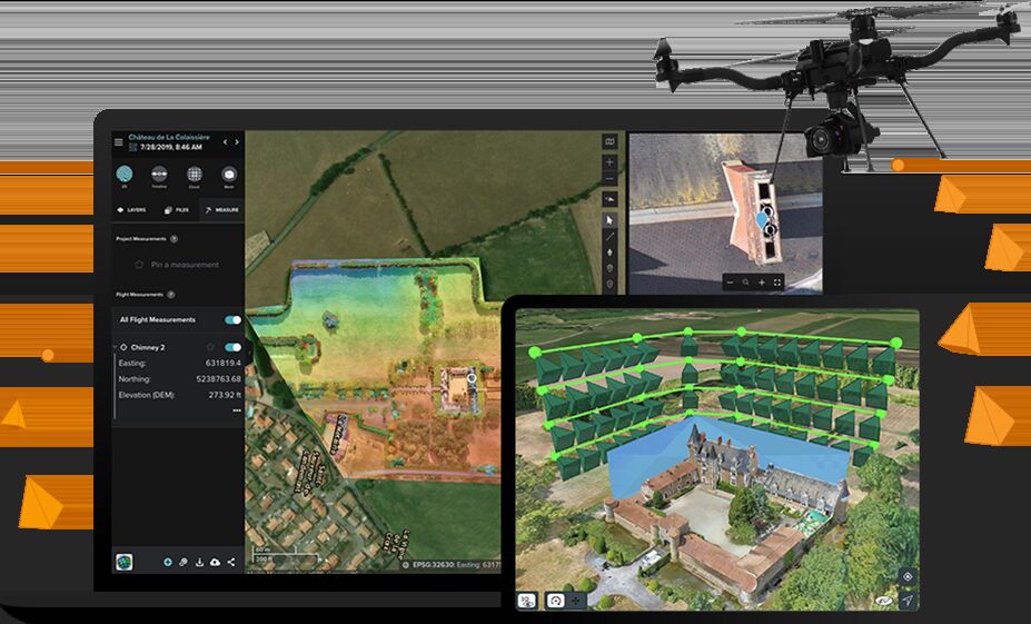 ESRI Site Scan for ArcGIS Drone Analytics Interface