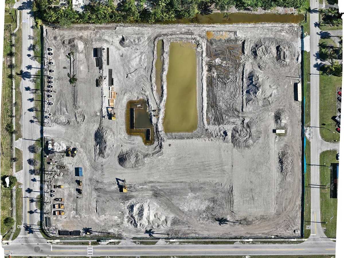 SkyeBrowse Construction Site Orthomosaic Output