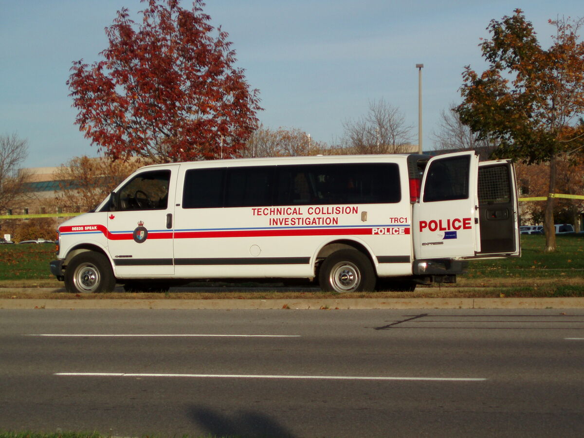 Drone being deployed for aerial documentation at an investigation scene