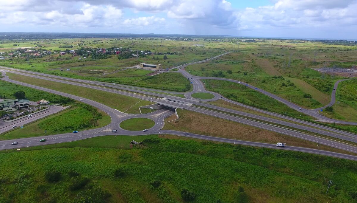 Aerial orthomosaic mapping output showing ground detail from drone survey