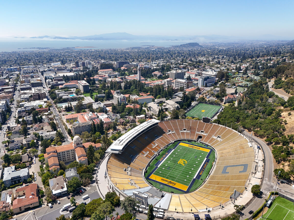 Aerial mapping coverage — drone view of a university campus showing the scale and detail achievable with modern UAS aerial surveys